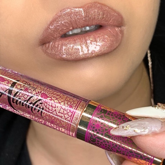 🧞‍♂️LE🧞‍♂️MAC Aladdin Collection Lip Glass- Diamond In The Rough - Picture 6 of 16